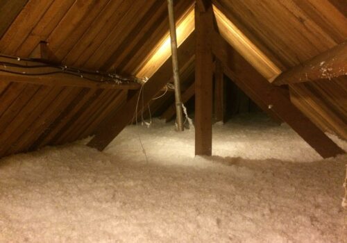 Soufflage dans les combles