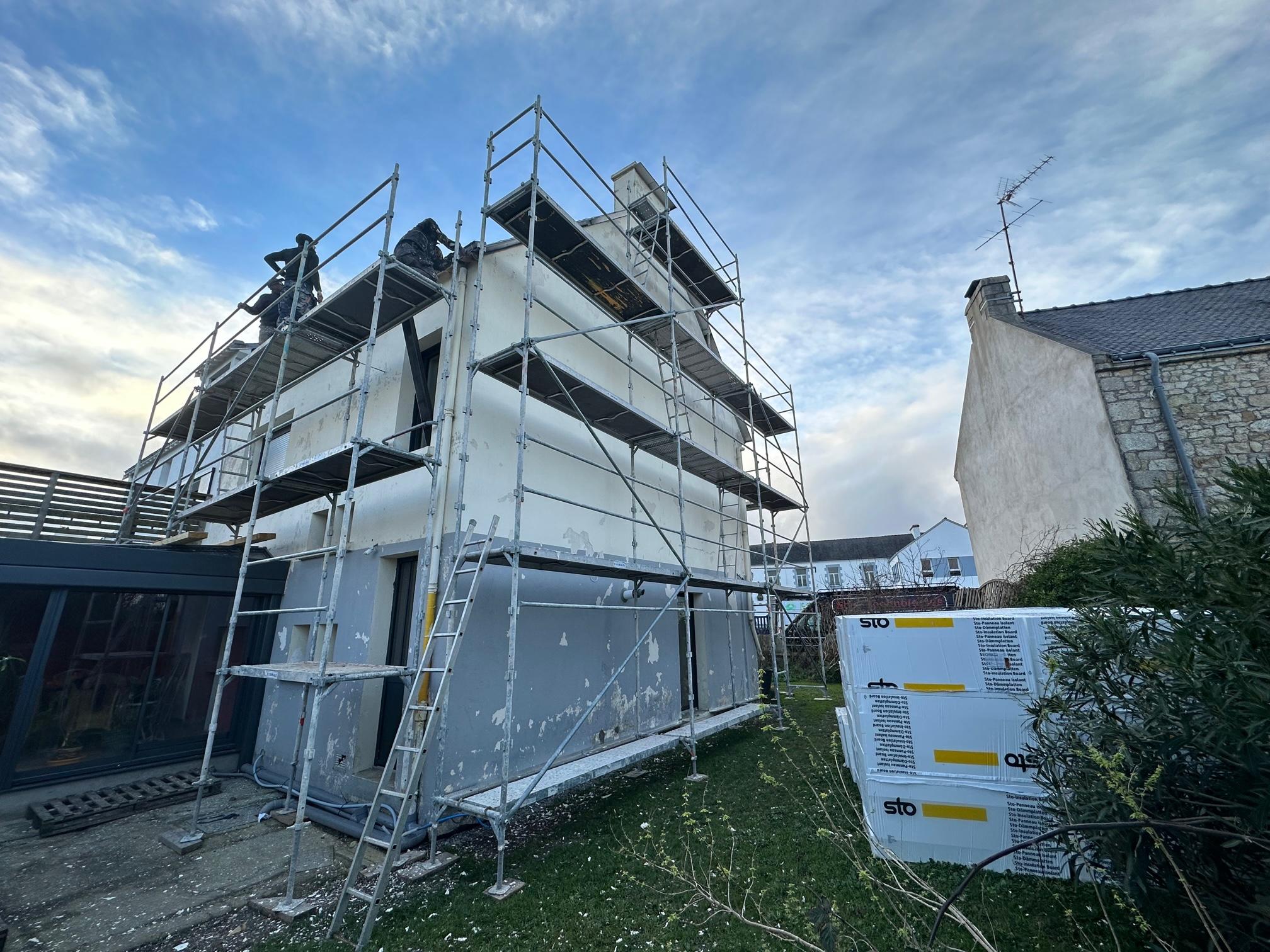 Chantier ITE de Locmiquelic