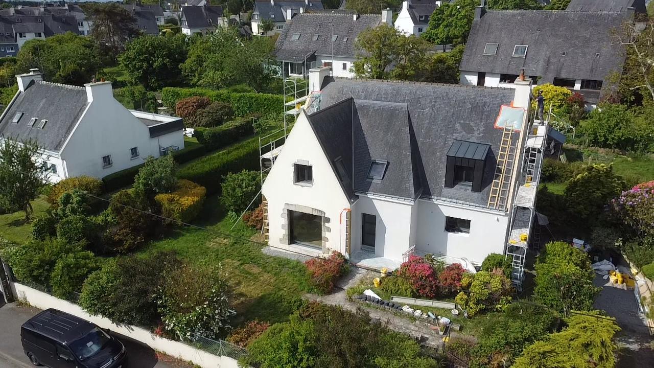 Nouvelle Réalisation ITE à Guidel !