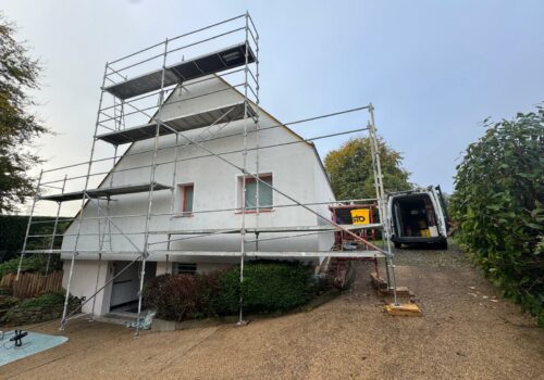Démarrage d’un chantier d’ITE
