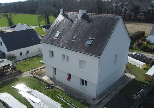 🏡 Chantier d’ITE terminé à Quéven !